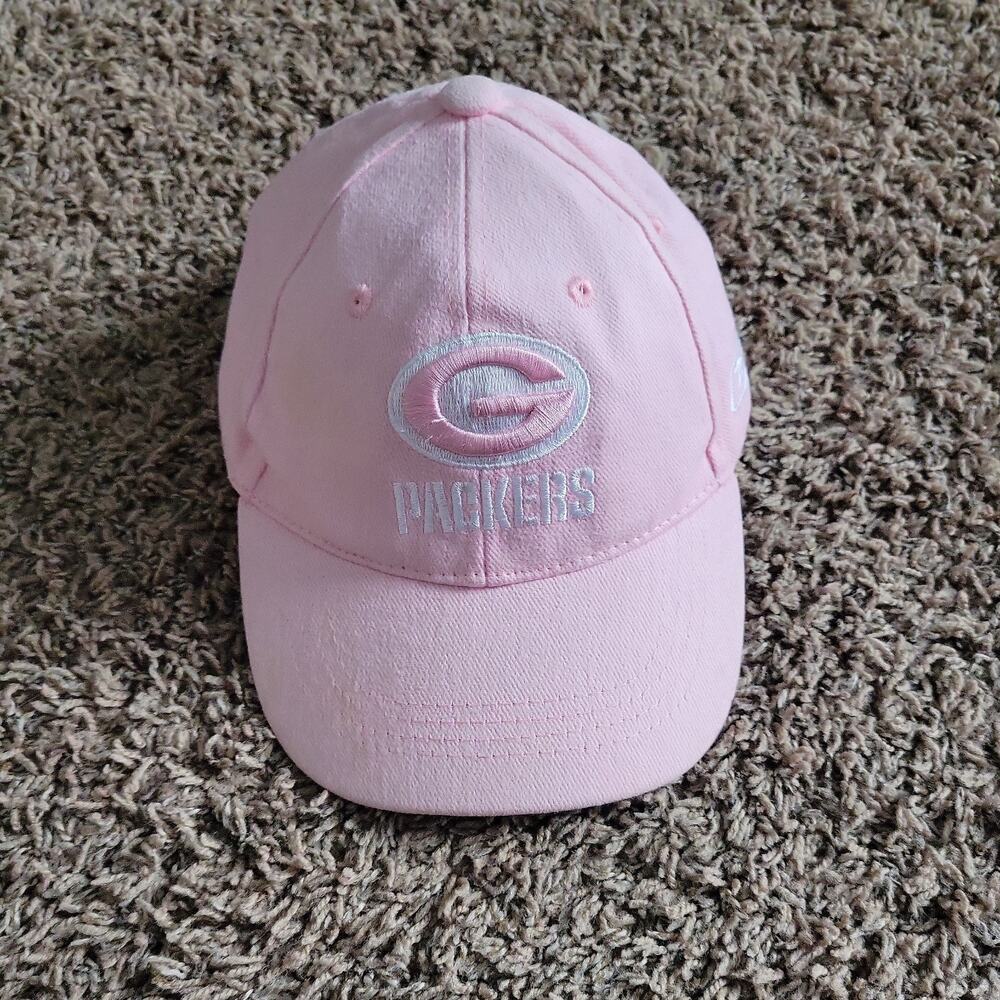 Green Bay Packers Hat Girls Toodler Pink Hat Official NFL Adjustable